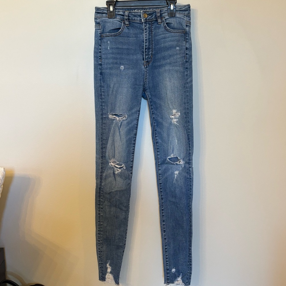 American Eagle Outfitters Super Stretch High Waisted Skinny Jeans